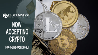 Ebike Universe accepte désormais la crypto-monnaie comme mode de paiement.