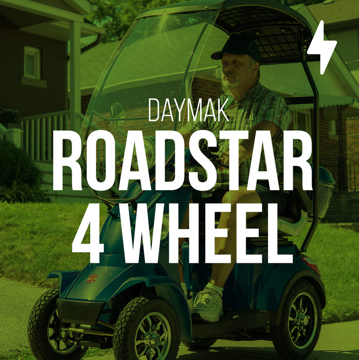 Trottinette de mobilité Daymak Roadstar à 4 roues avec MP4